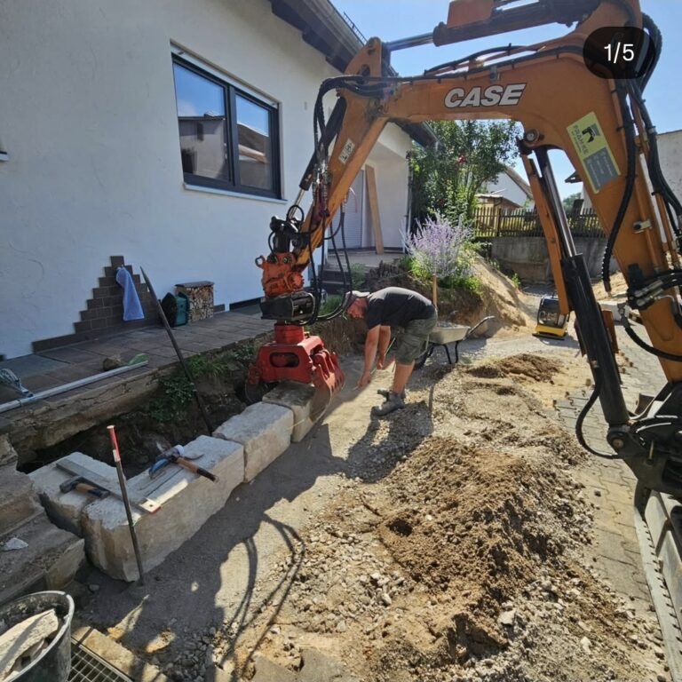 Bagger- und Erdarbeiten